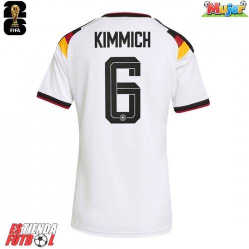 Alemania Joshua Kimmich #6 Primera Equipación Mujer Mundial 2026 Manga Corta